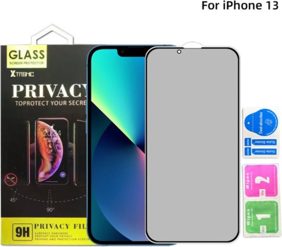 Gmedia Gehard Glas Privacy Screenprotector: iPhone 13