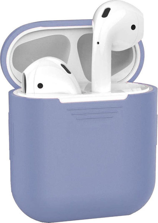 Airpods hoesje violetgrijs